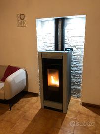 stufa a PELLET THERMOROSSI mod. Esenza stone