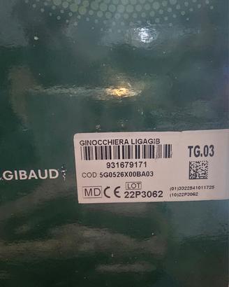 ginocchiera ortopedica 