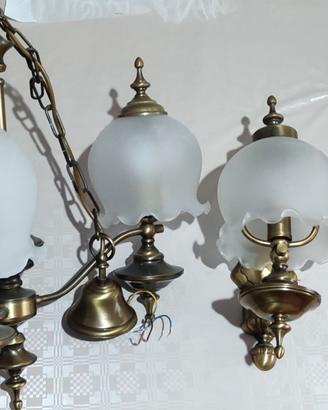 lampadario e applique coordinati