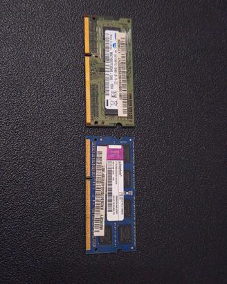 Memoria Ram Pc portatile notebook DDR3 4gb