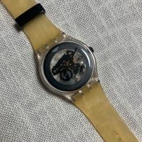 Swatch vintage new gent black ghost funzionante