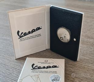 Moneta 5 euro in argento Vespa bianca 2019