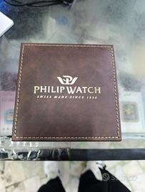 scatola Philip Watch per orologi in pelle completa