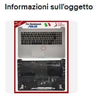 Tastiera Italiana Retroilluminata con Top Case