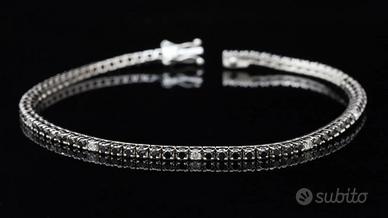 TENNIS BRACCIALE DD GIOIELLI IN ORO 18KT BRILLANTI