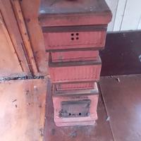 stufa a legna terracotta 