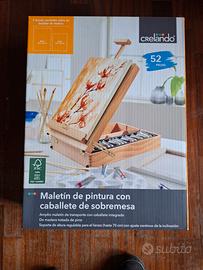 set cavalletto da pittore