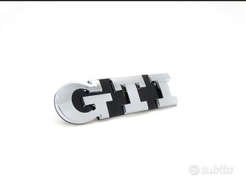 scritta frontale originale vw Golf Gti