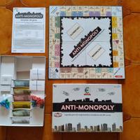 Gioco tavolo ANTI-MONOPOLY vintage University Game