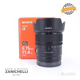 Sony E 15 f/1.4 G Usato (F978)