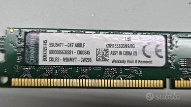 RAM DDR3 Kingston 4GB 1333MHz (KVR13N9S8/4G)