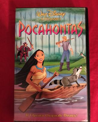 videocassetta VHS originale Disney "Pocahontas"