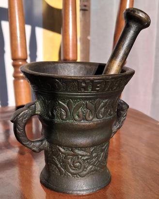Mortaio da speziale in bronzo Heinryck Ter Horst
