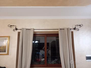 asta tenda in ferro battuto 