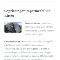 Copricamper in Airtex