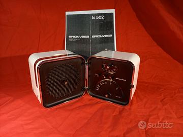 Radio cubo BRIONVEGA TS 502 +Alimentatore +manuale