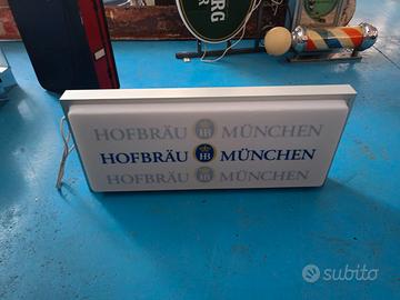 Insegna luminosa Hofbrau Munchen