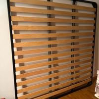rete matrimoniale doghe legno 180x190