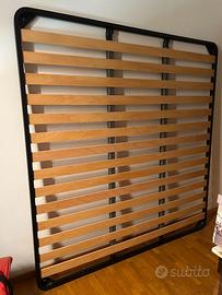 rete matrimoniale doghe legno 180x190