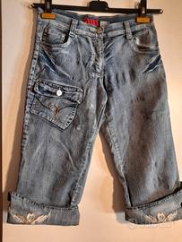 Pinocchietti Y2k del 2005 jeans denim