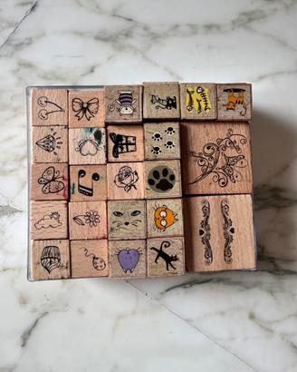 Timbri per bambini in legno