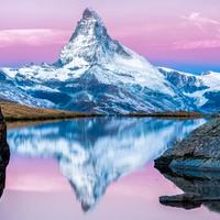 Stampa adesiva panoramica 300×60 cm – Cervino