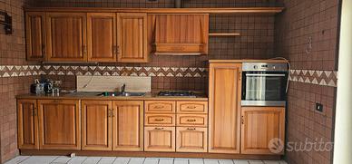 cucina scavolini legno massello elettrodomestici