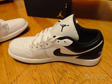 Nike air jordan 1 low white and black 42.5