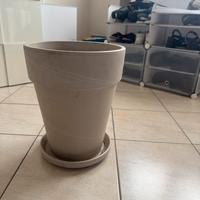 Vaso grande beige/tortora
