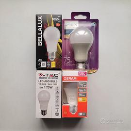 N° 4 lampadine a led a luce calda, da 1055 lumen