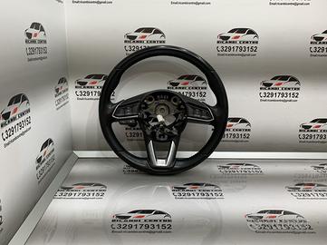 Volante multifunzione sterzo in pelle nera mazda