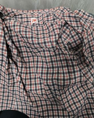 Camicia Lacoste L!VE a quadri  Tg 40 