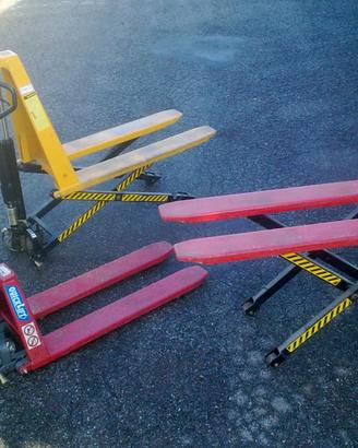 Transpallet  e tranpallets telescopico