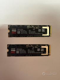 Coppia di Samsung 9100 Pro 4 Tb
