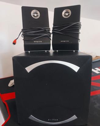 Impianto audio 2.1 per PC-TV Empire X-Gaming 5000