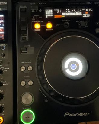 Consolle completa 2 Cdj Pioneer  e mixer Reloop
