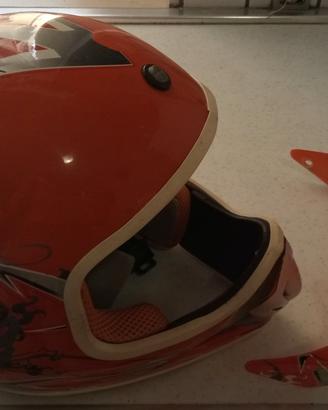 Casco moto stile Moto cross con visiera