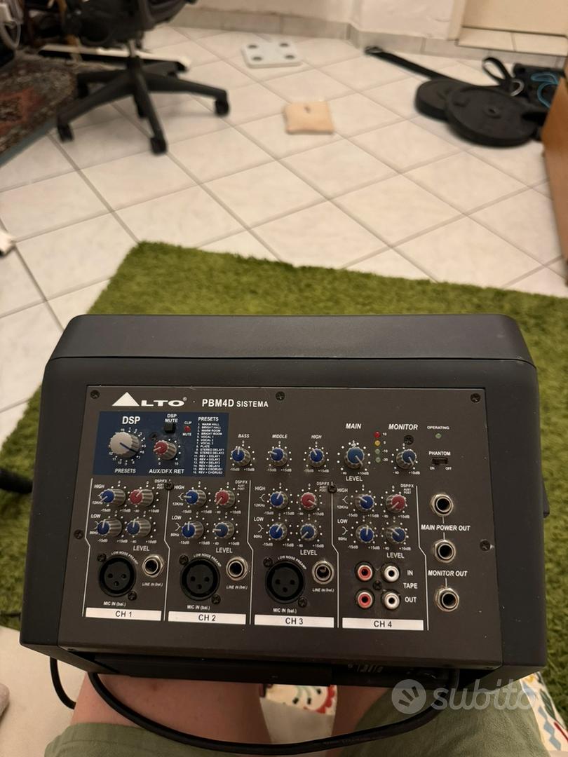 Alto PBM4D Cassa Amplificata + Mixer - Strumenti Musicali In vendita a Pisa