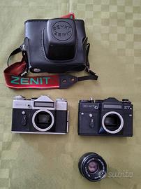 zenit E+ ET + helios 44M-6+ custodia zenit 