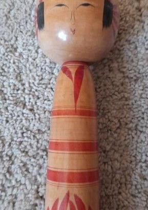 Vintage Japanese Wooden Kokeshi Doll