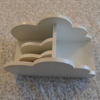 Organizer da scrivania a forma di nuvola