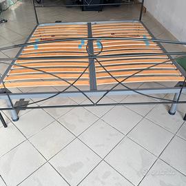 Rete + letto in ferro