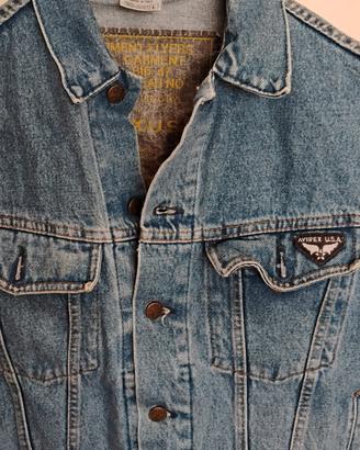 AVIREX Iconico giubbotto in jeans vintage 
