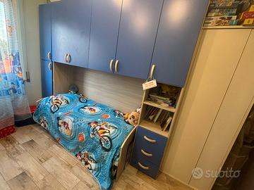 Cameretta a ponte con DOPPIO letto (estraibile)