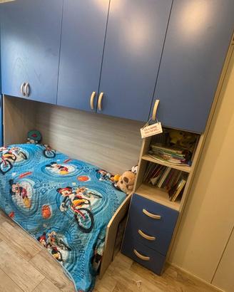 Cameretta a ponte con DOPPIO letto (estraibile)