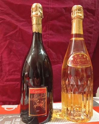Bottiglie champagne CARTIER