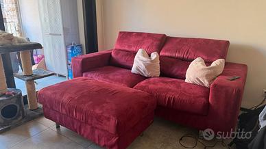 Divano letto Poltronesofà GAZZANO + pouf contenito