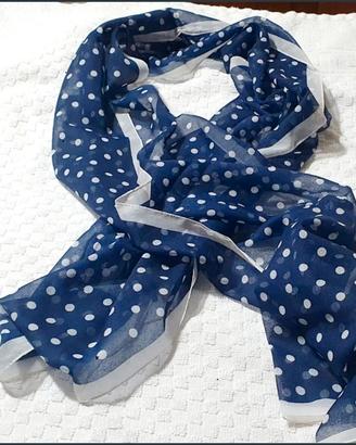 sciarpina a pois