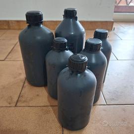 Set Bottiglie in Plastica Opaca per Sviluppo Foto 