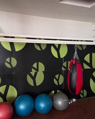 struttura per sacco movibile e pull up 